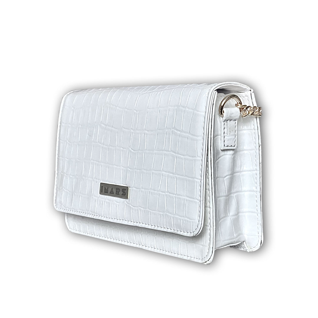 Stylish White Crossbody Bag Perfect for Women and Girls