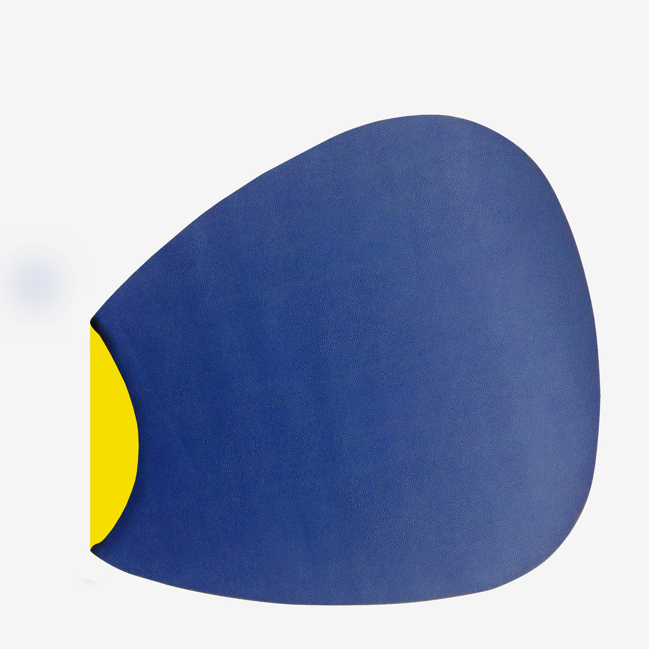 Stylish Dual-Sided Dining Mats for Modern Table Decor - Blue & Yellow (Set of 2)