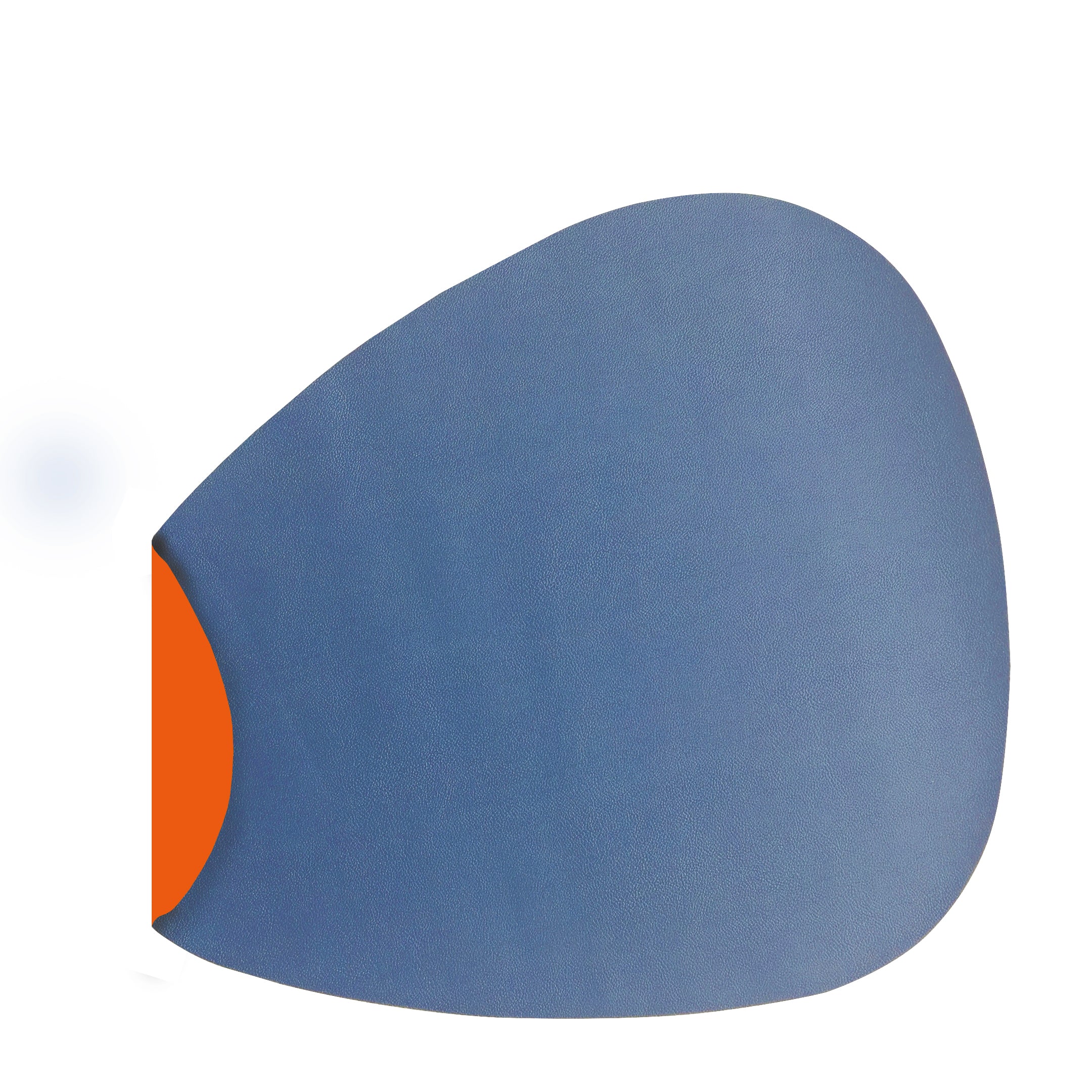 Stylish Dual-Sided Dining Mats for Modern Table Decor - Tan & Blue (Set of 2)