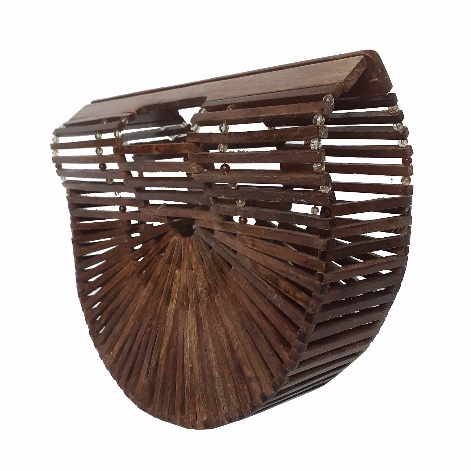 IMARS Wooden Semi-Circle  Handbag (6746382729423)