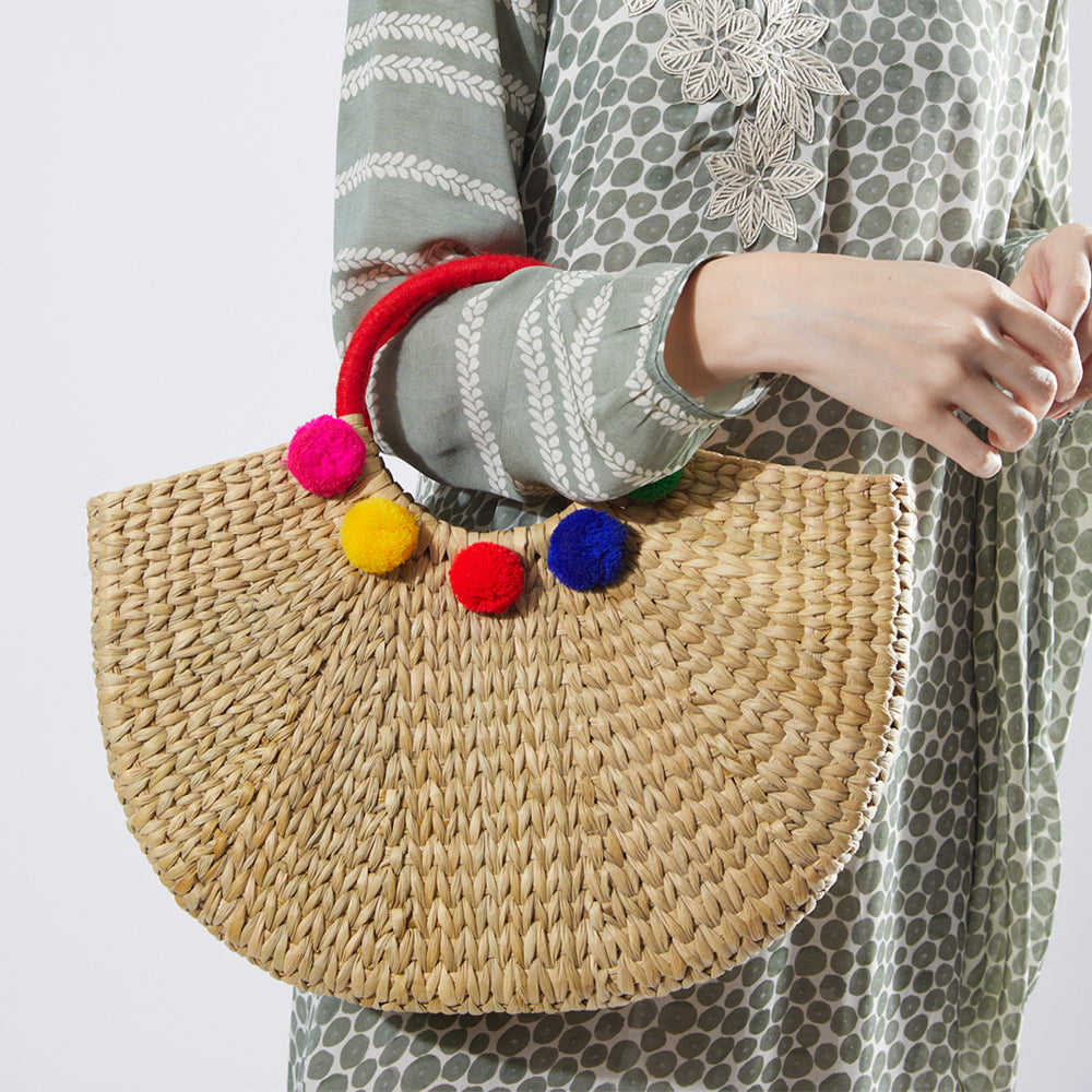 IMARS Wooden Bag- Multi Color