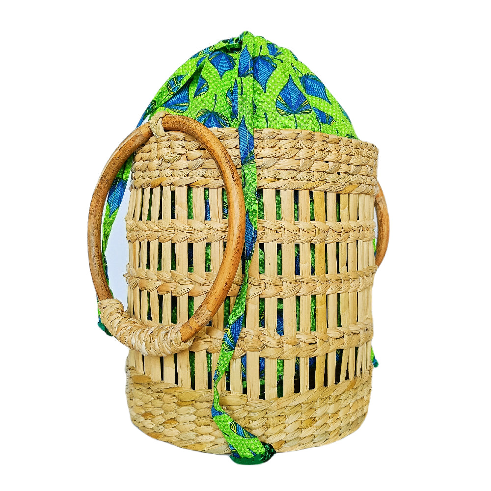 IMARS Potli Basket Bag- Green