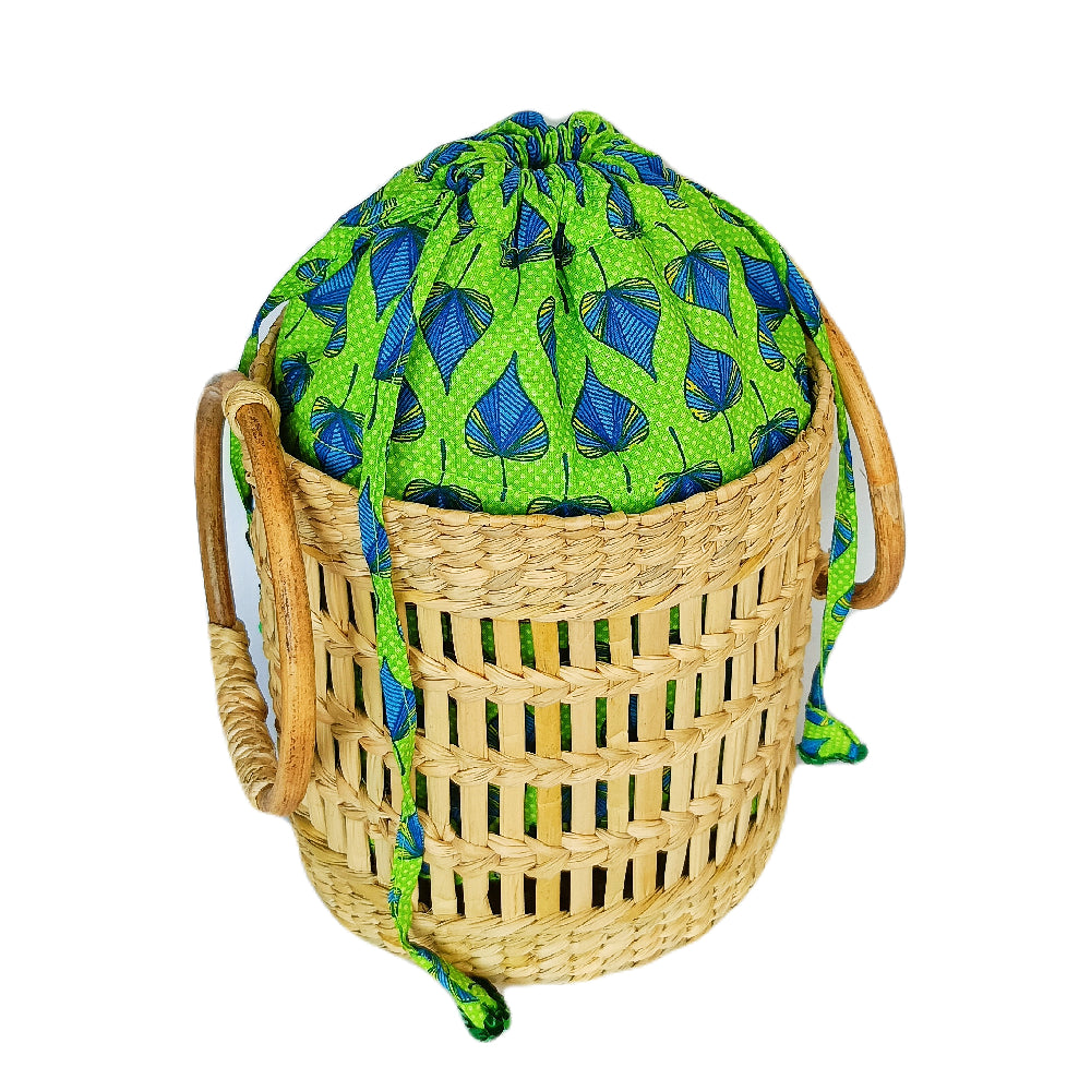 IMARS Potli Basket Bag- Green