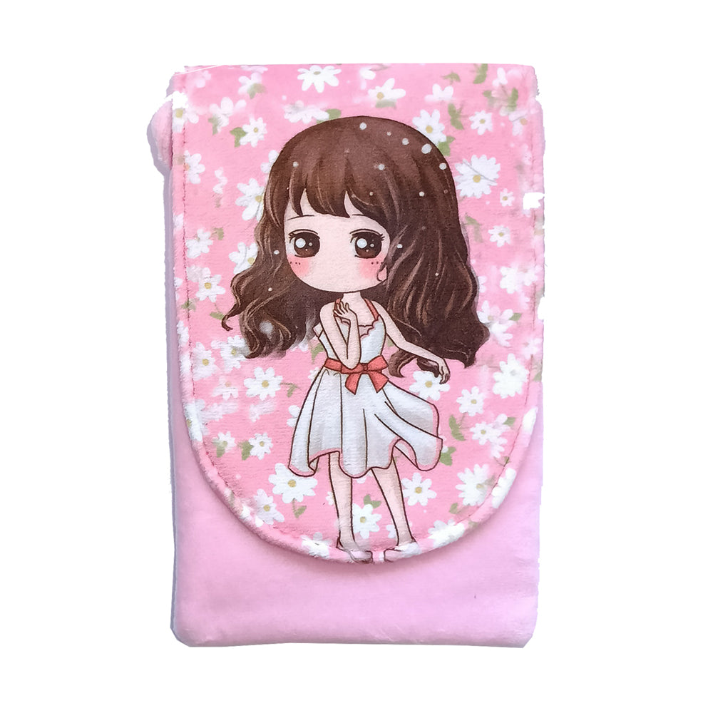 IMARS Princess soft fur kids Pouch