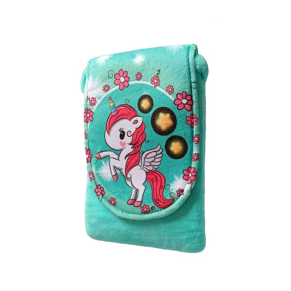 IMARS Unicorn soft fur kids Pouch