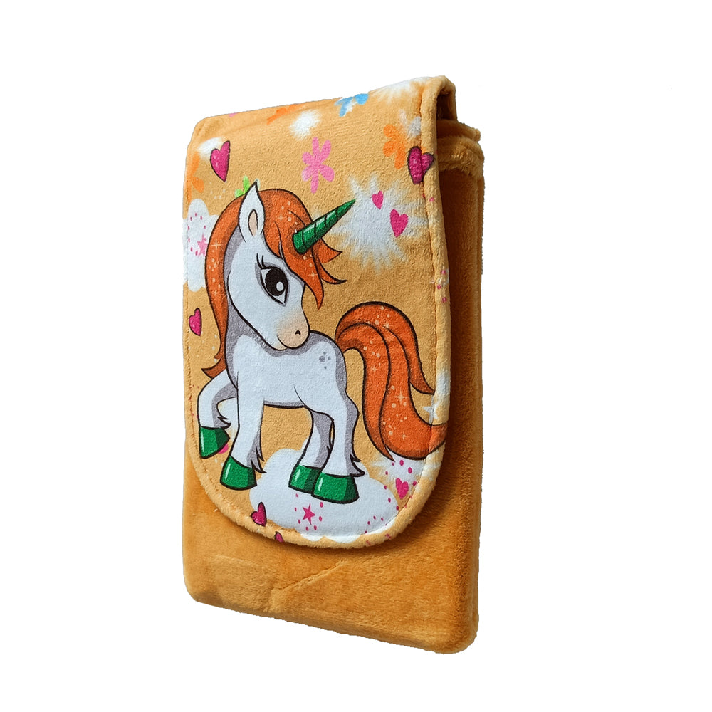 IMARS Unicorn soft fur kids Pouch