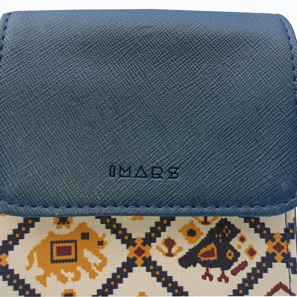 IMARS Structured Mobile Pouch-Blue Patola