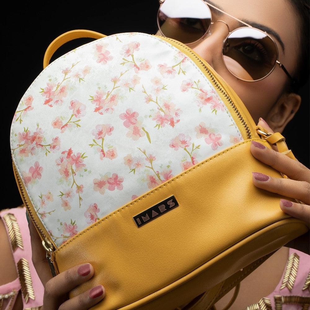 IMARS Backpack-Yellow Floral (6767605973199)