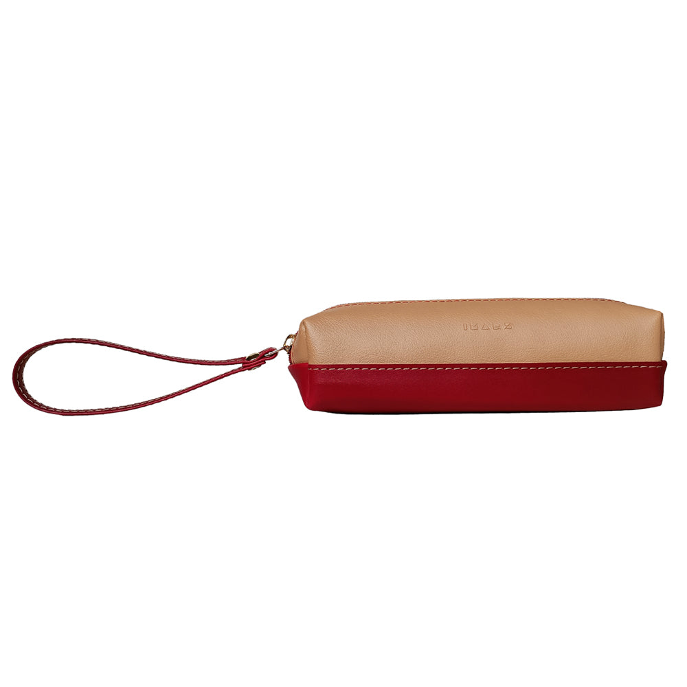Stylish Pencil Case For Women & Girls (Wristlet) Made With Vegan Leather
