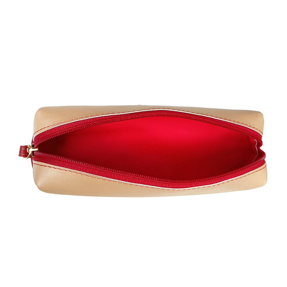 Stylish Red Biege Wristlet Perfect For Women & Girls