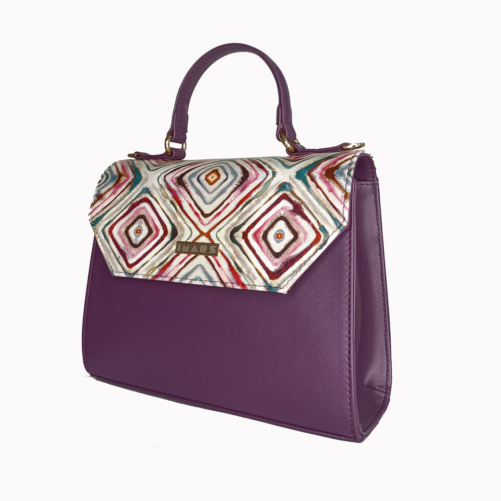 A' La' Mode Handbag- Violet