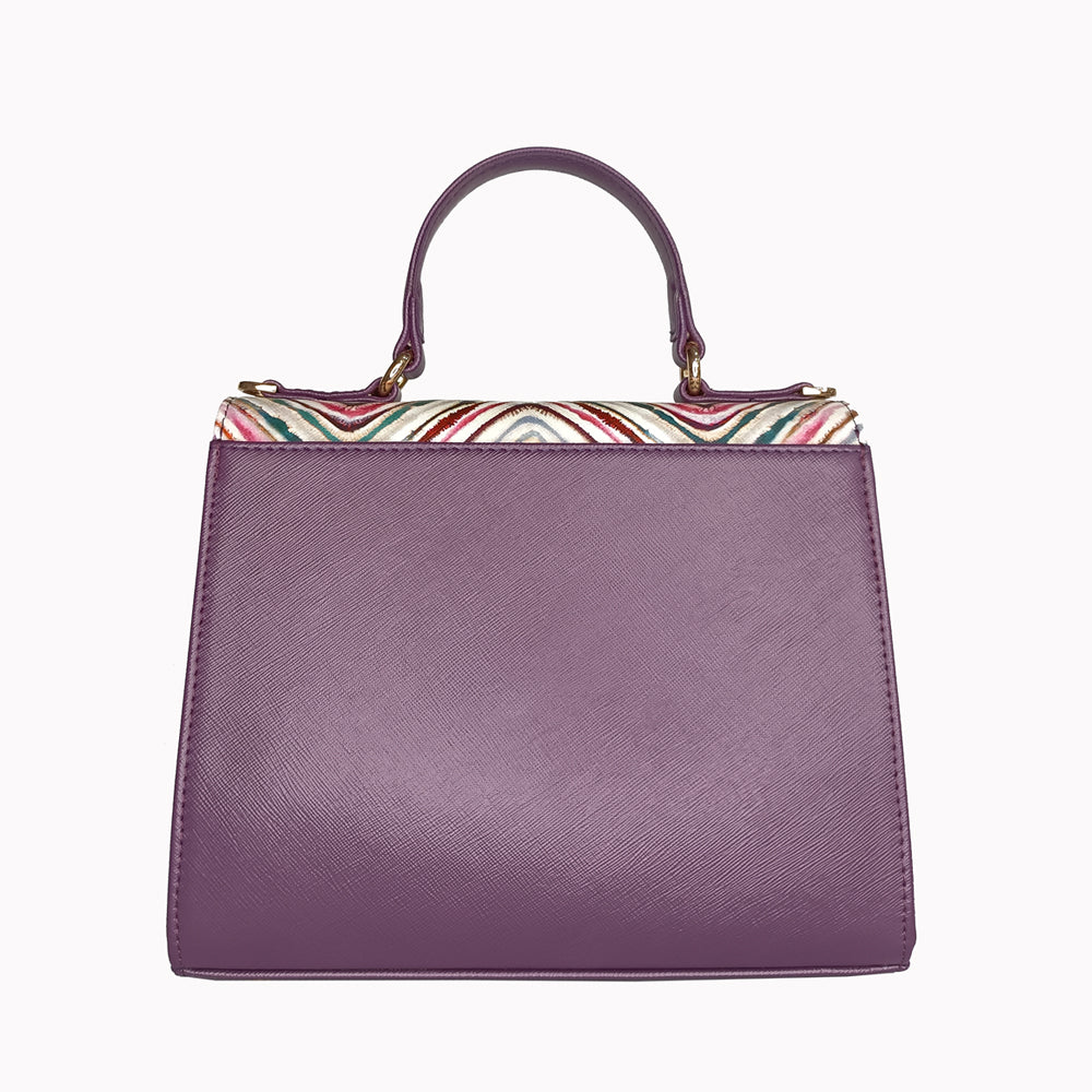 A' La' Mode Handbag- Violet