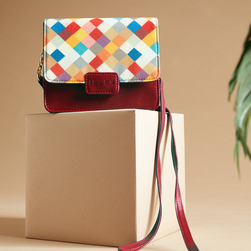 IMARS Printed Flap Crossbody