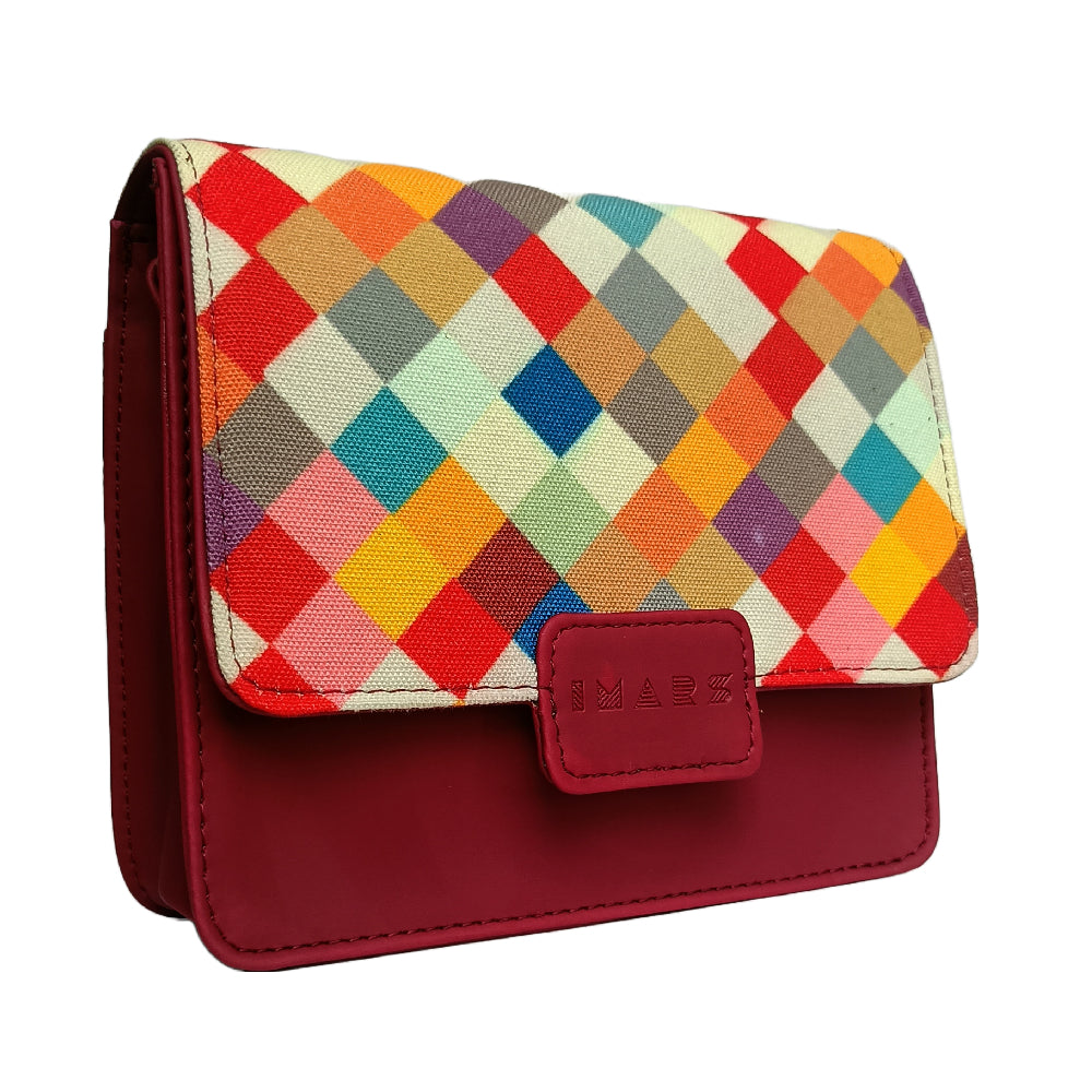 IMARS Printed Flap Crossbody