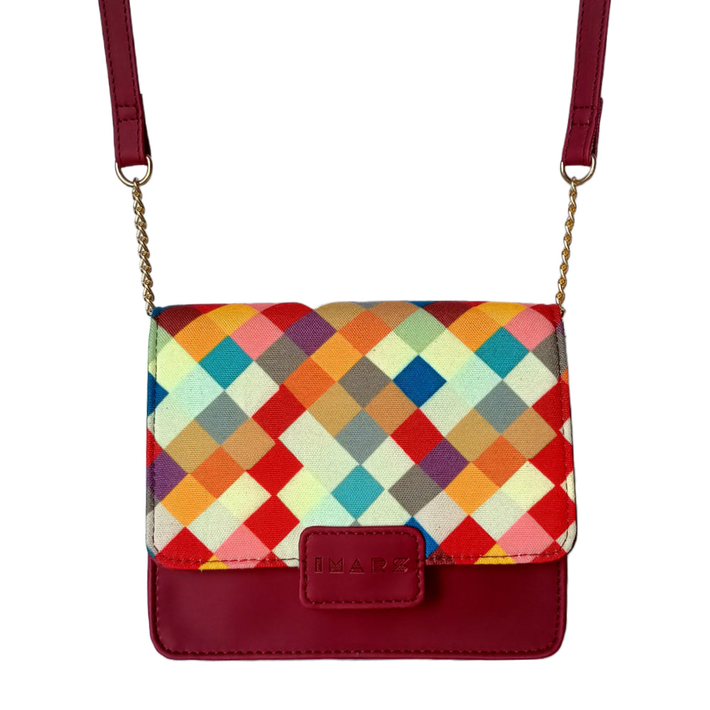 IMARS Printed Flap Crossbody