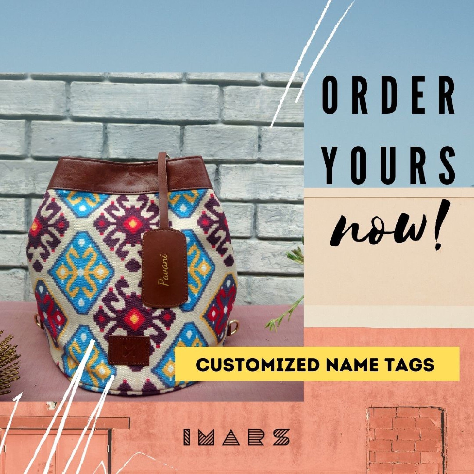 IMARS Personalized Name Tag Tan (6748074246351)
